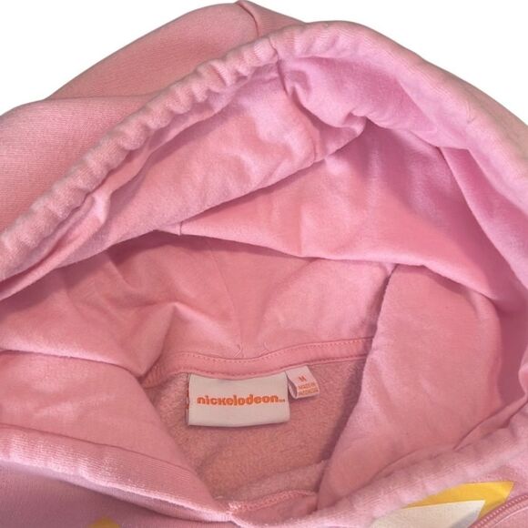 Nickelodeon Rugrats Pink Graphic Long Sleeves Hoodie Sweatshirt Size Medium - Picture 9 of 12